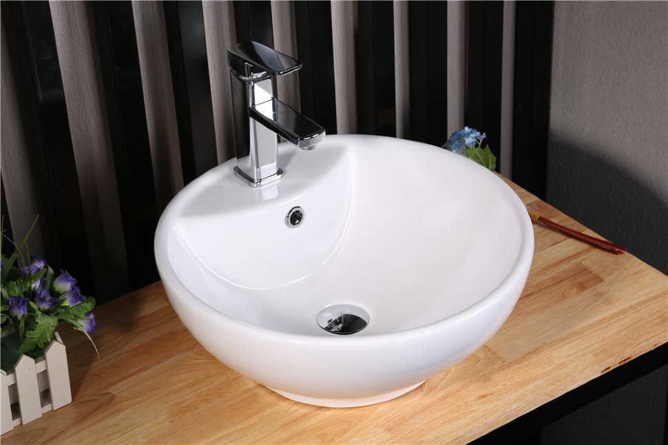 Накладная белая раковина для ванной Gid N9001