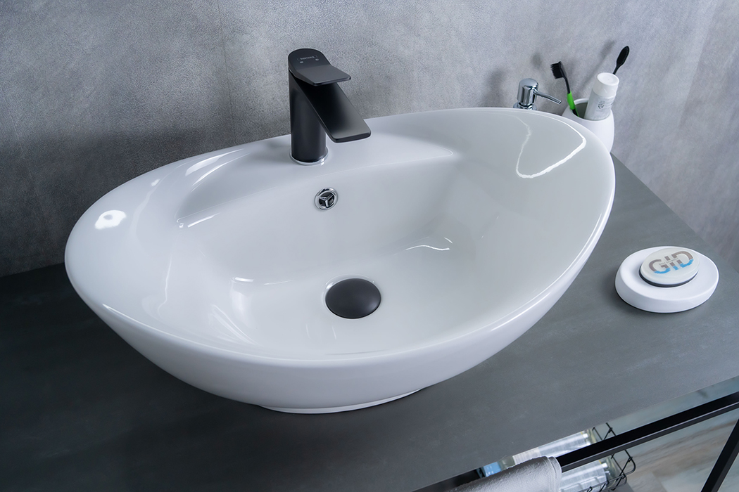 Накладная белая раковина для ванной Gid N9018